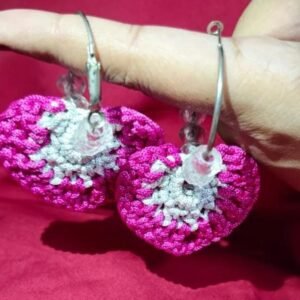 Pink earrings