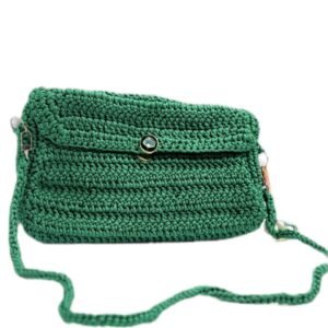 Green Bliss Crochet Purse